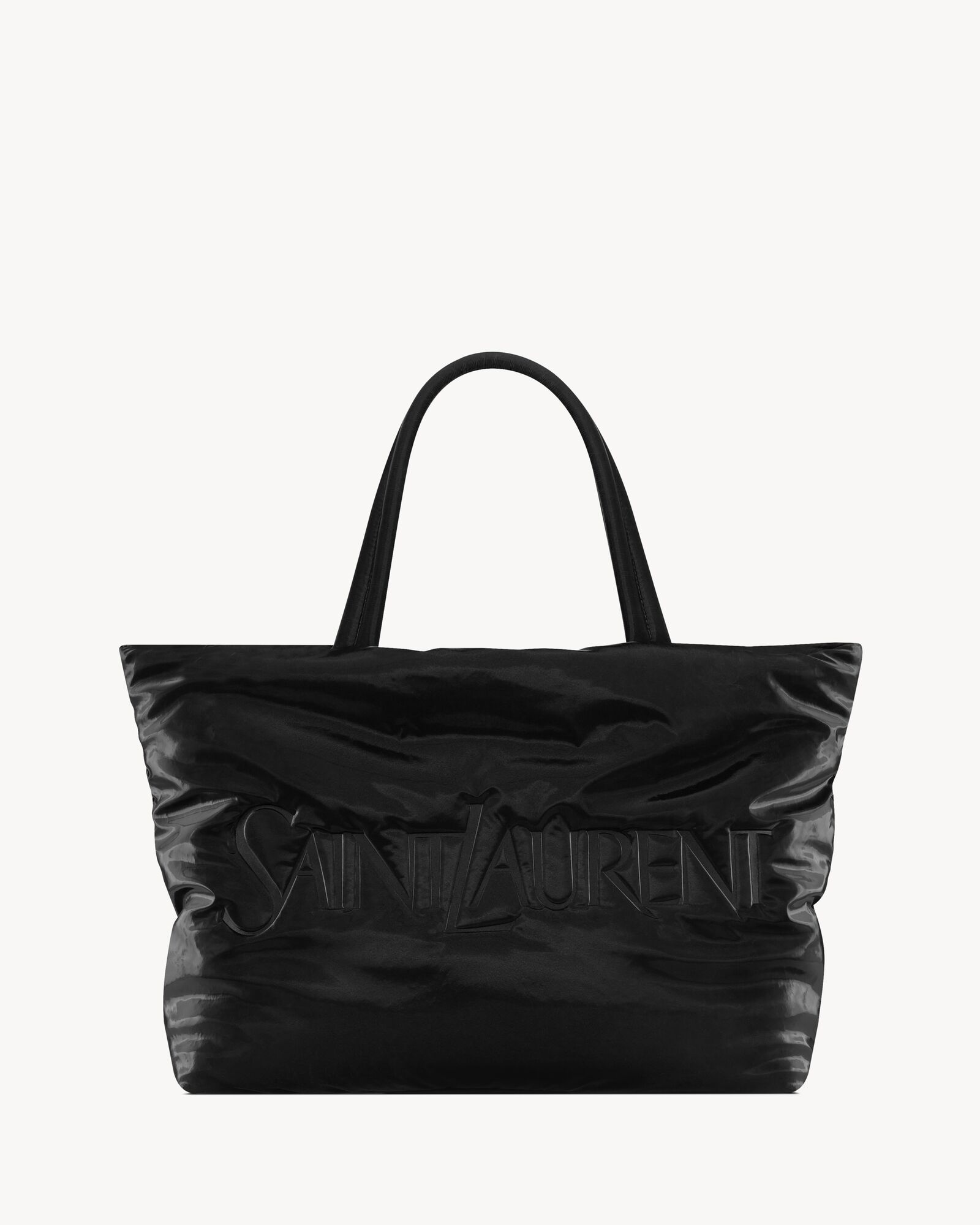 SAINT LAURENT TOTE IN SILKTECH CANVAS Saint Laurent YSL