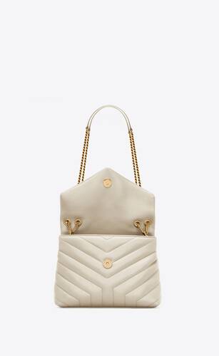 loulou small chain bag in quilted "y" leather