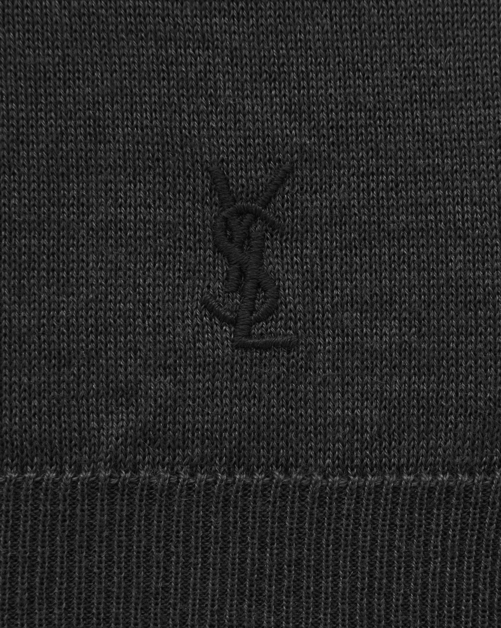 Polo Shirt Cassandre in Cashmere, Wool, And Silk