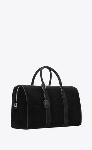 le monogramme 48h duffle in velvet and leather