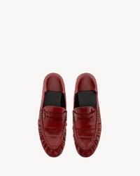 LE LOAFER penny slippers in patent eel