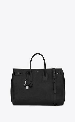 sac de jour flexible de piel de cordero vintage