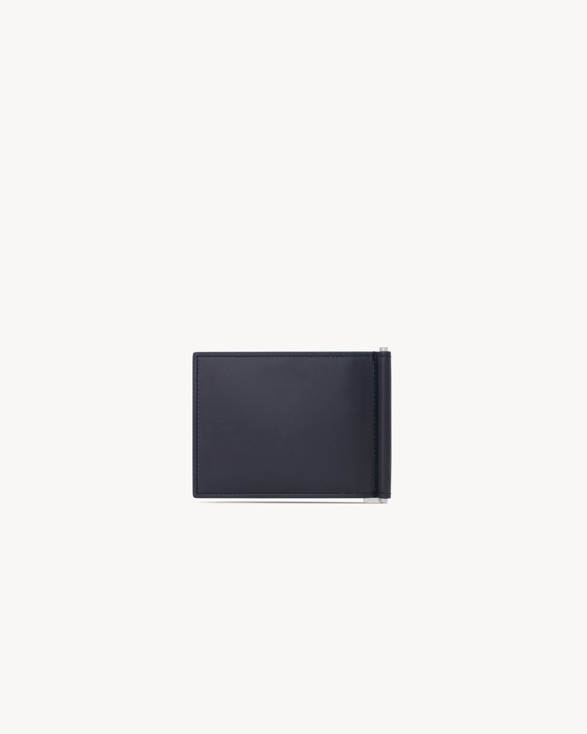 saint laurent paris bill clip wallet in smooth leather