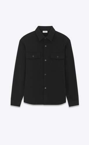 メンズシャツ | デニム、チェック、コットン | Saint Laurent サン