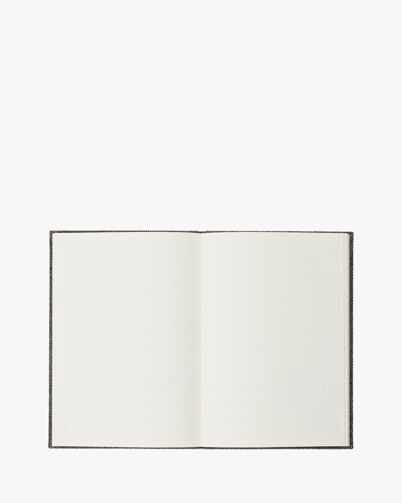 KAKIMORI NOTEBOOK in Grey & Silver | Saint Laurent | YSL EN-US