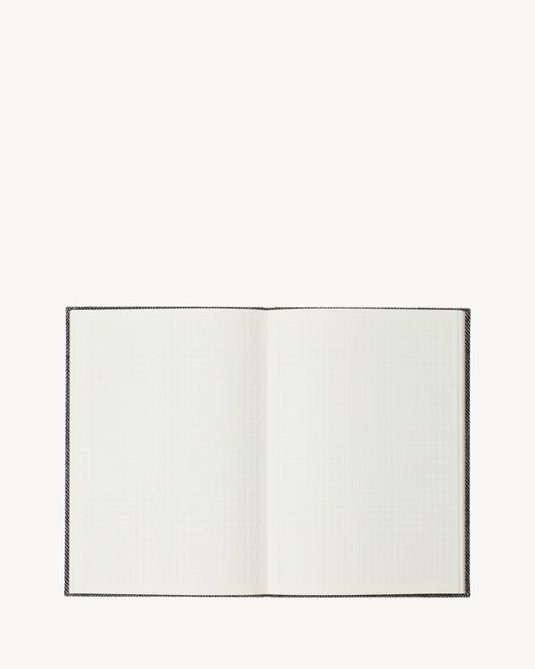 KAKIMORI NOTEBOOK in Grey & Silver | Saint Laurent | YSL EN-US