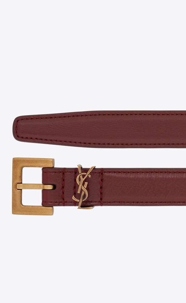 CASSANDRE BELT WITH SQUARE BUCKLE IN 
