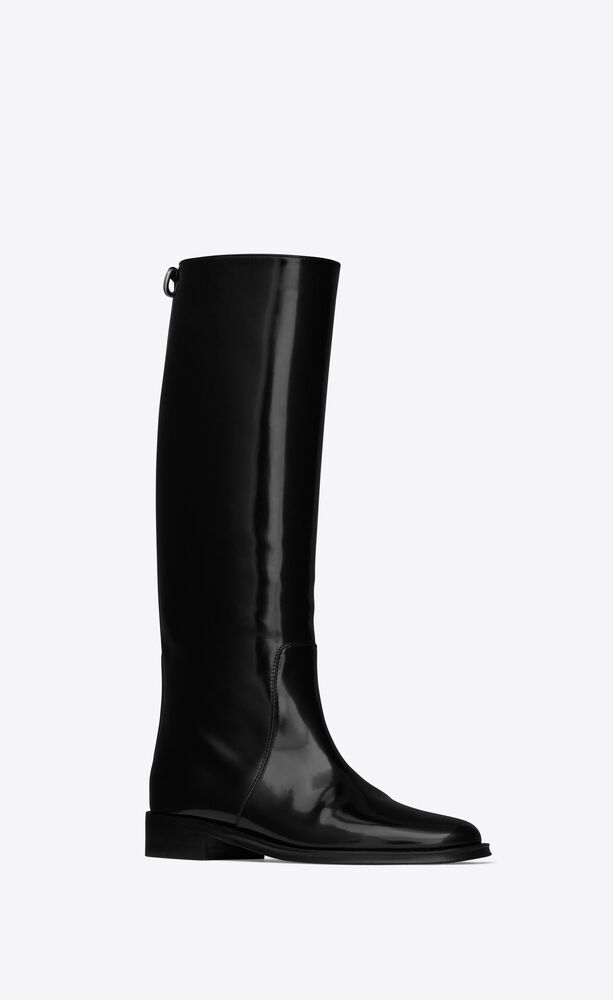 HUNT boots in glazed leather | Saint Laurent | YSL.com