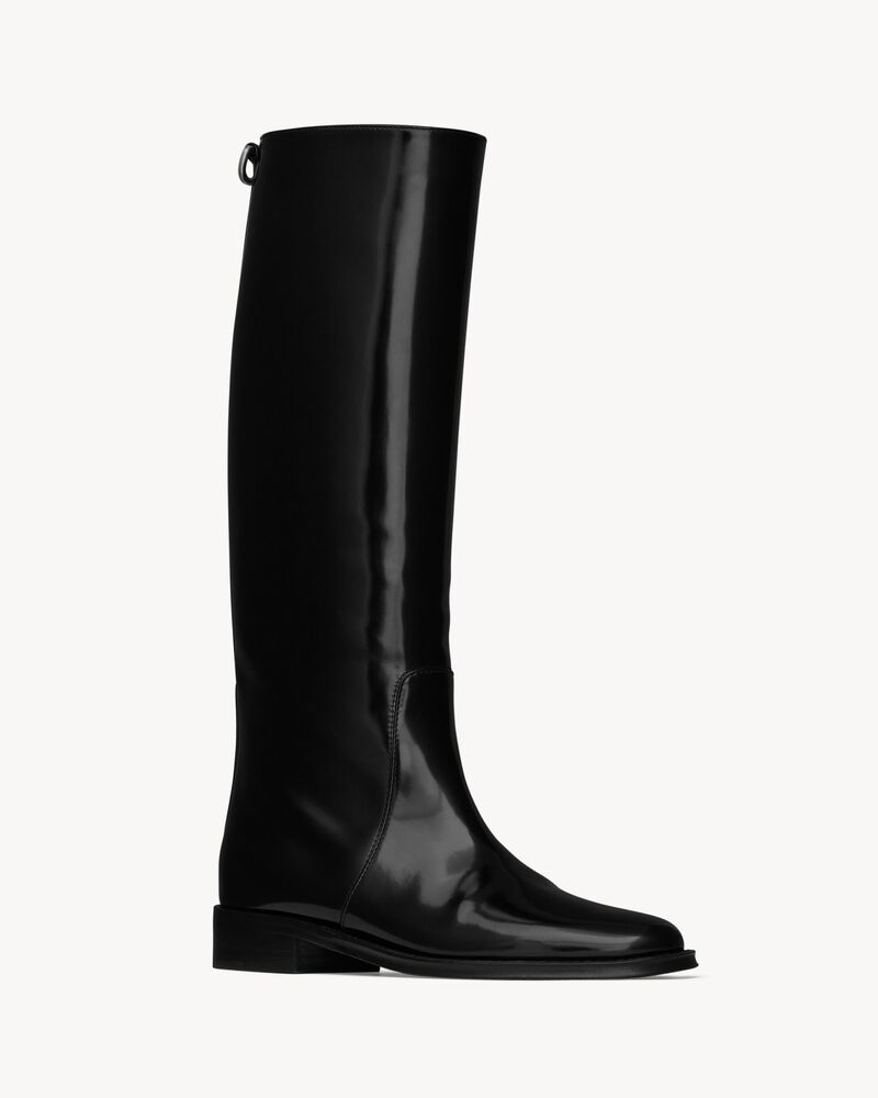 HUNT boots in glazed leather | Saint Laurent | YSL.com