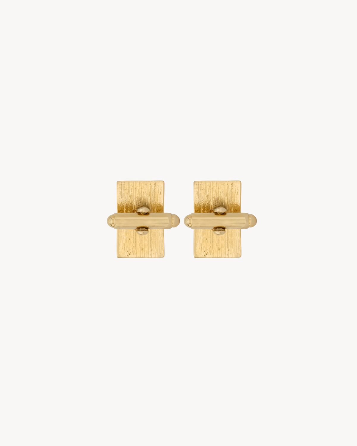 rectangular cufflinks in metal