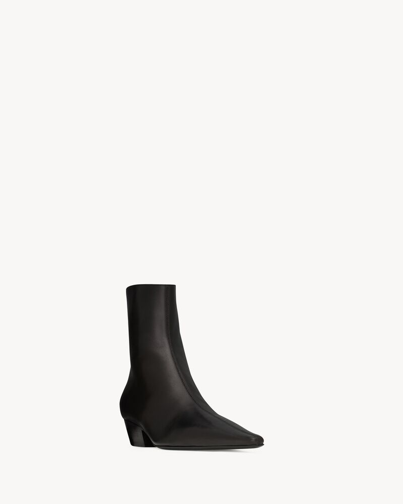 JILL bottines en cuir lisse