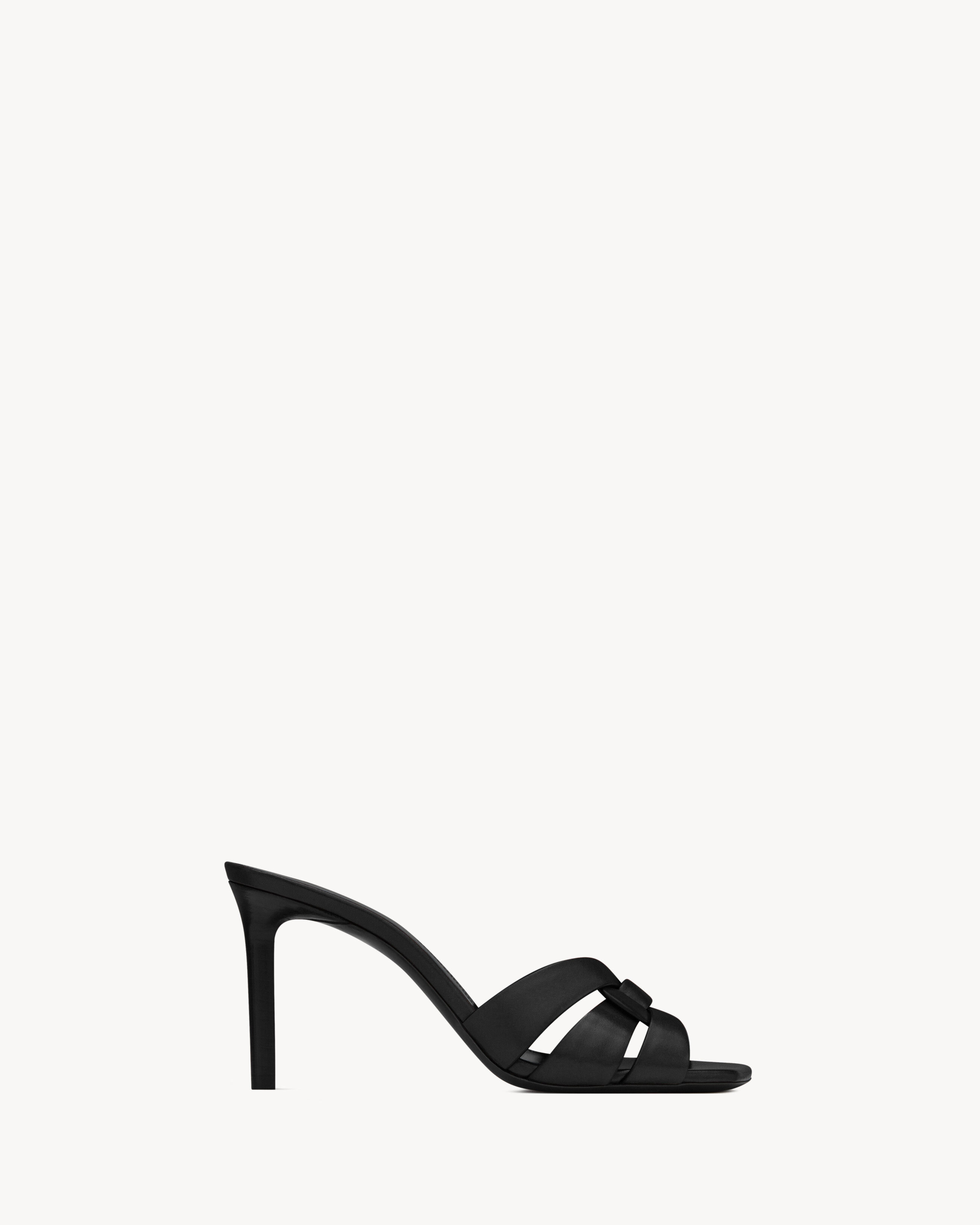 TRIBUTE MULES in smooth leather