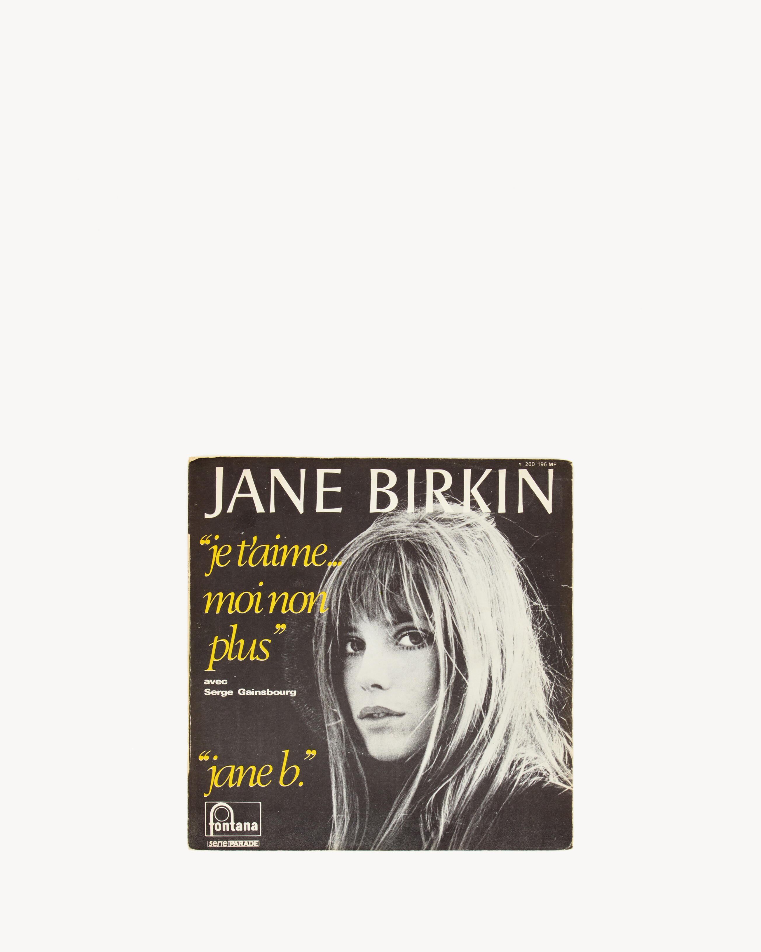 JANE BIRKIN JE T'AIME MOI NON PLUS