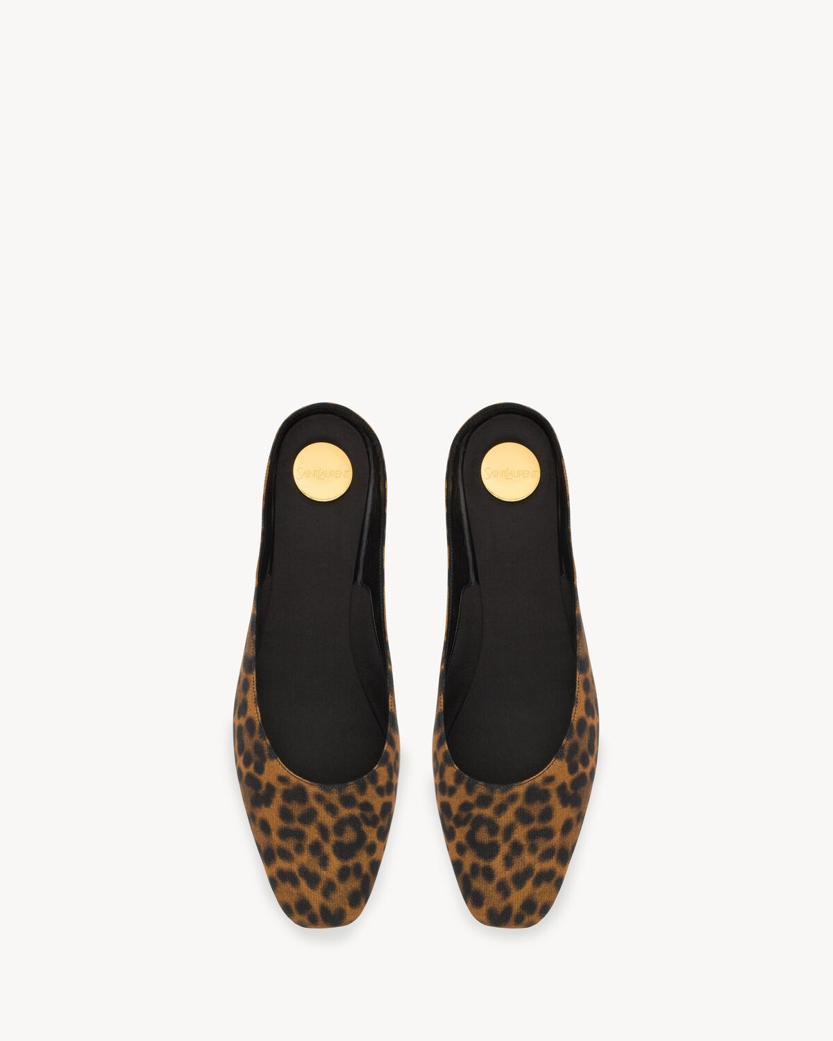 lido slip-ons in leopard grosgrain