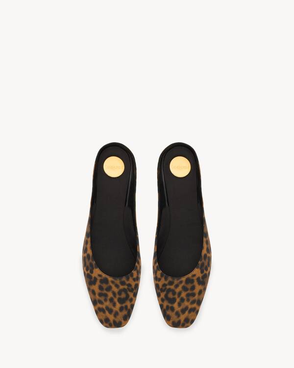 ＊Saint Laurent＊リド スリップオン レオパード グログラン ヌール スリッパ（レオパードグログラン） | Saint Laurent サン