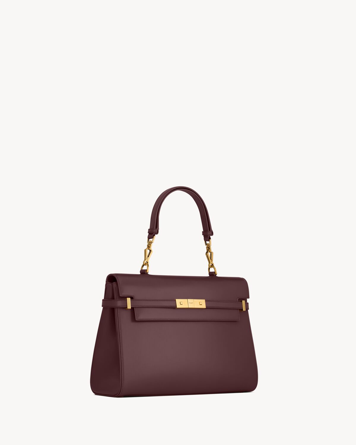 MANHATTAN Top Handle-Tasche aus Box Saint Laurent