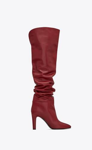 jane over-the-knee boots in smooth leather