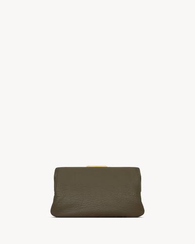 【Saint Laurent】ラージラムスキンクラッチ ☆Saint Laurent直営店☆CASSANDRE ラムスキン ラージ クラッチ