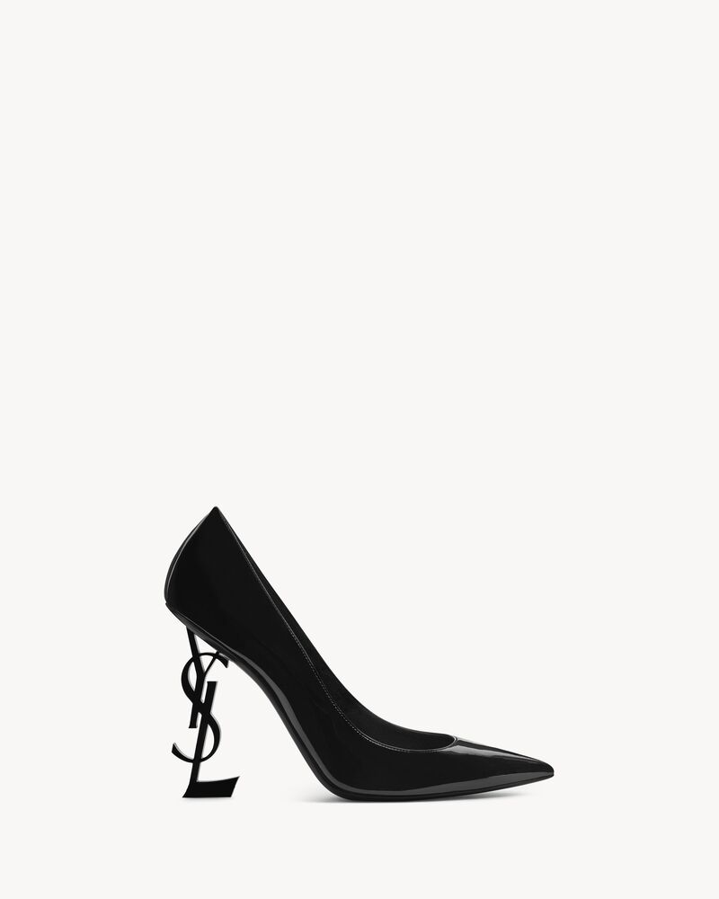 opyum pumps in patent leather in Black | Saint Laurent | YSL EN-US