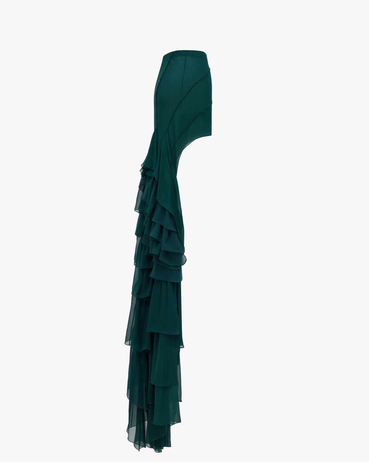 cascade skirt in silk crepe muslin