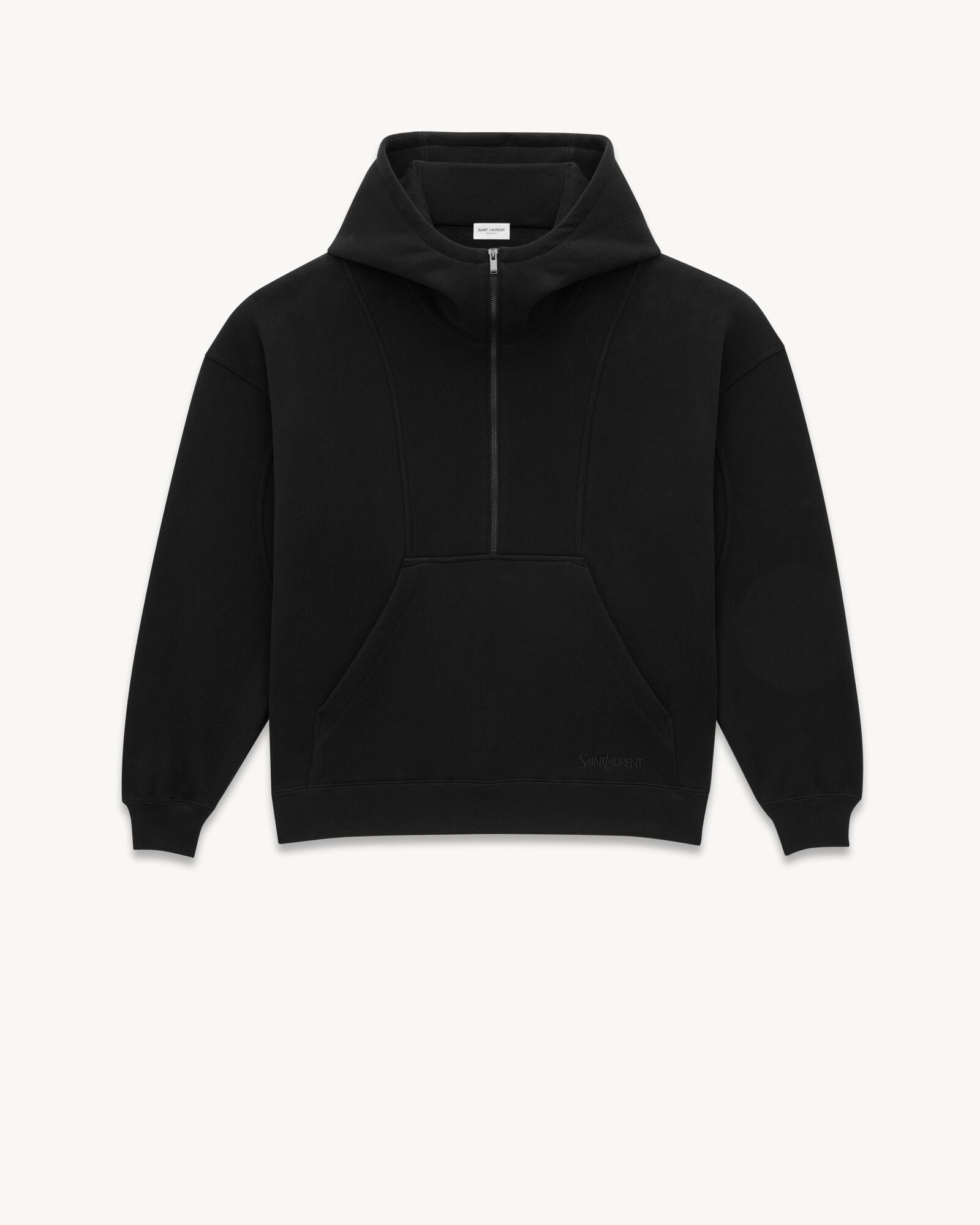 Saint laurent zipped hoodie on sale