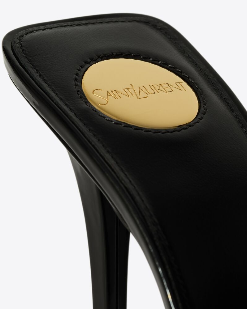 ROMY mules in patent leather