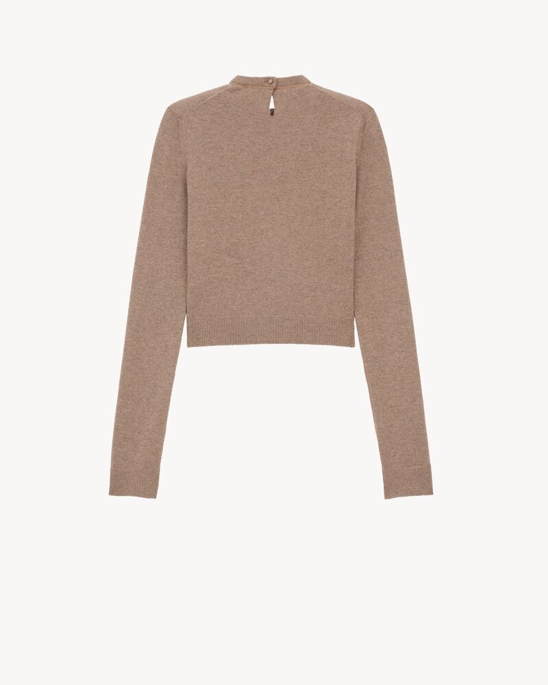 crewneck sweater in wool