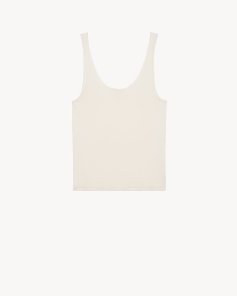 トップス YSL by Tom Ford Silk tank top Saint Laurent Scoop-Neck Silk Tank Top | Neiman Marcus