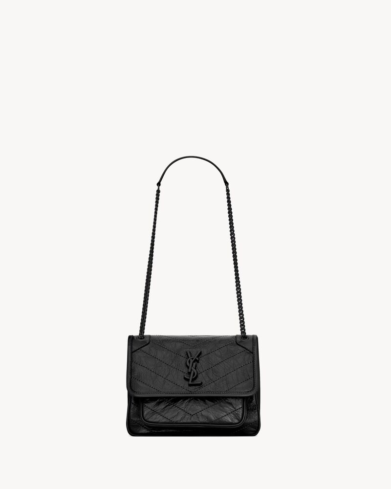 Saint Laurent Niki Mini Leather Shoulder Bag