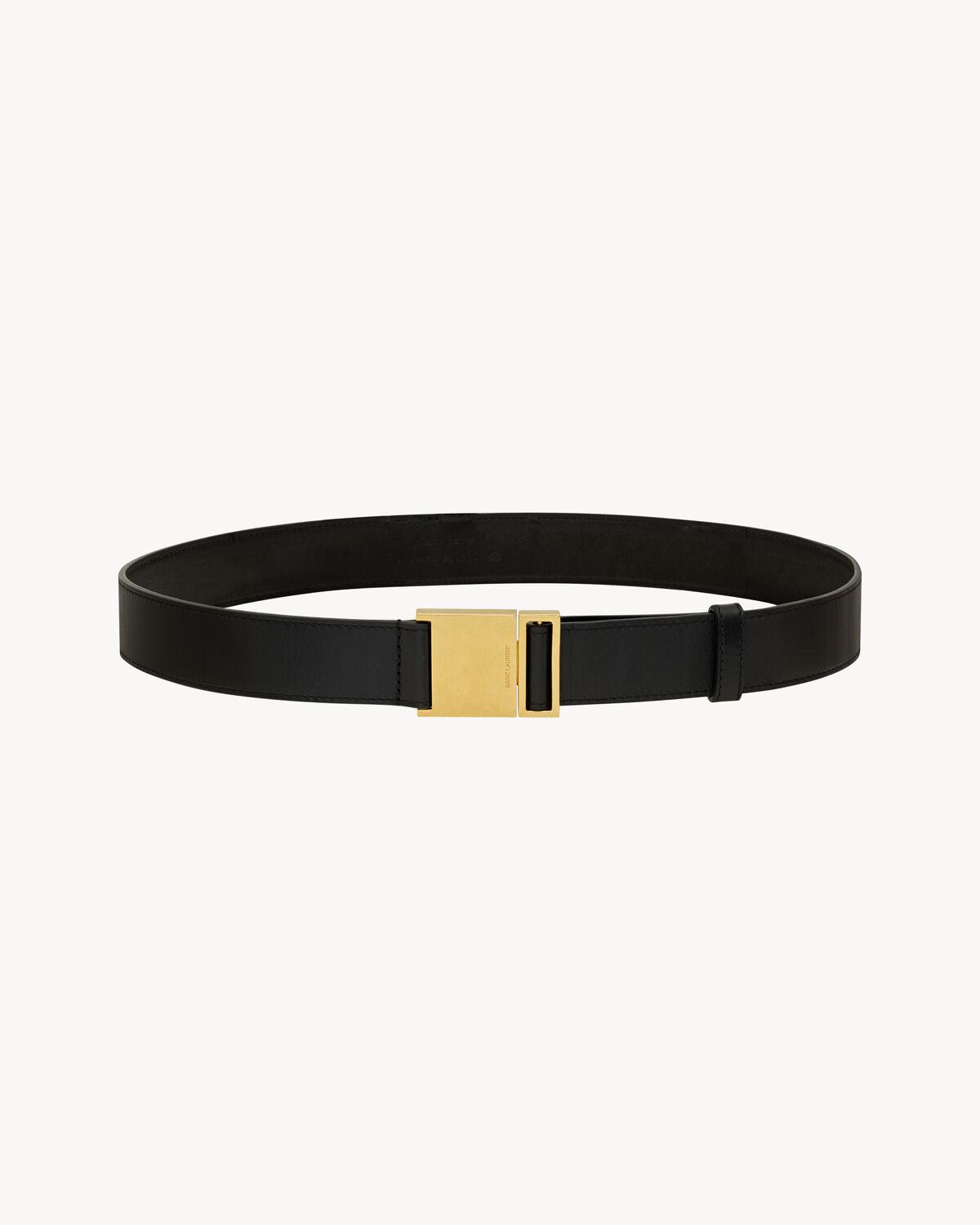 Magnetic belt in shiny leather | Saint Laurent | YSL.com