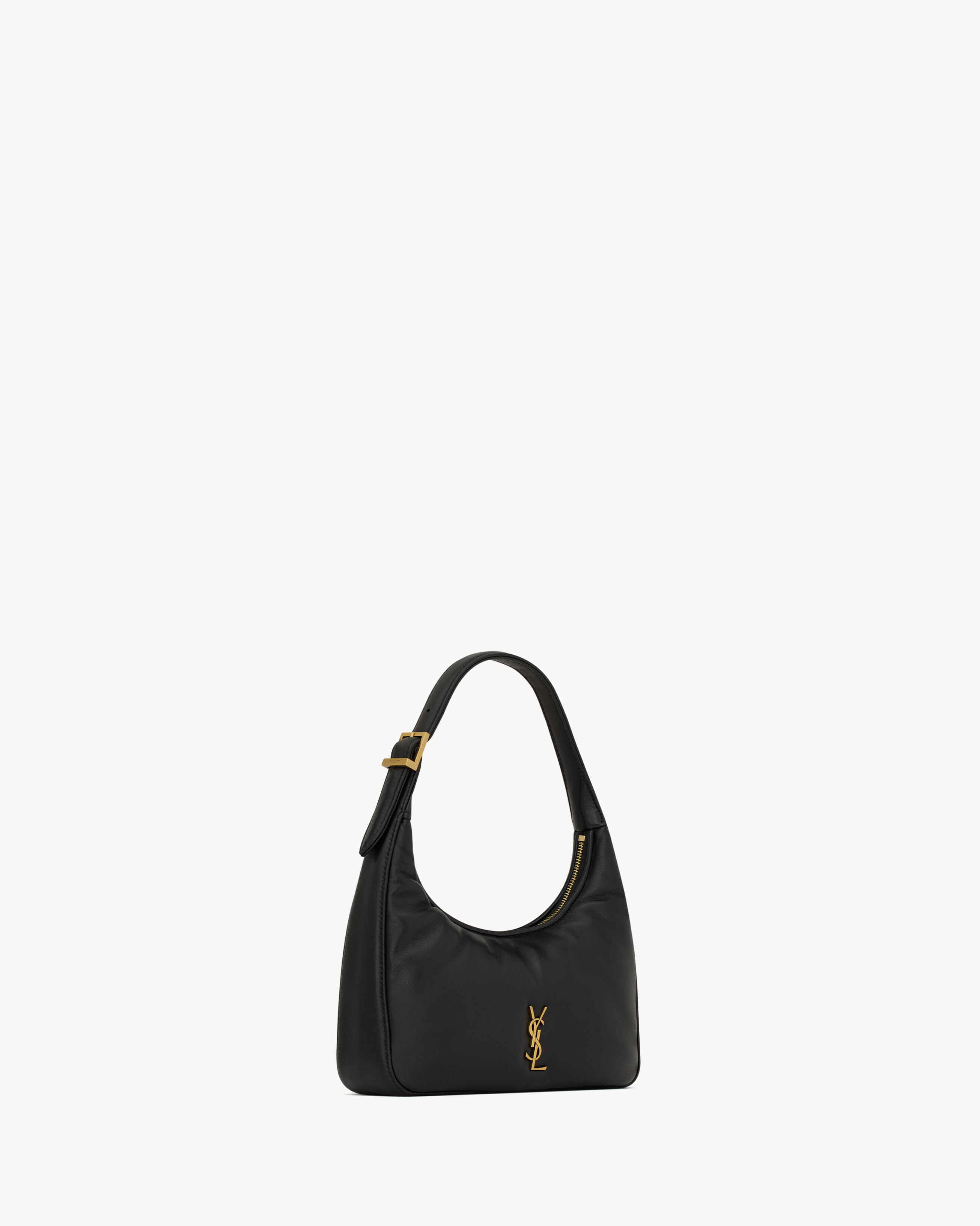 CALYPSO mini hobo in plunged lambskin