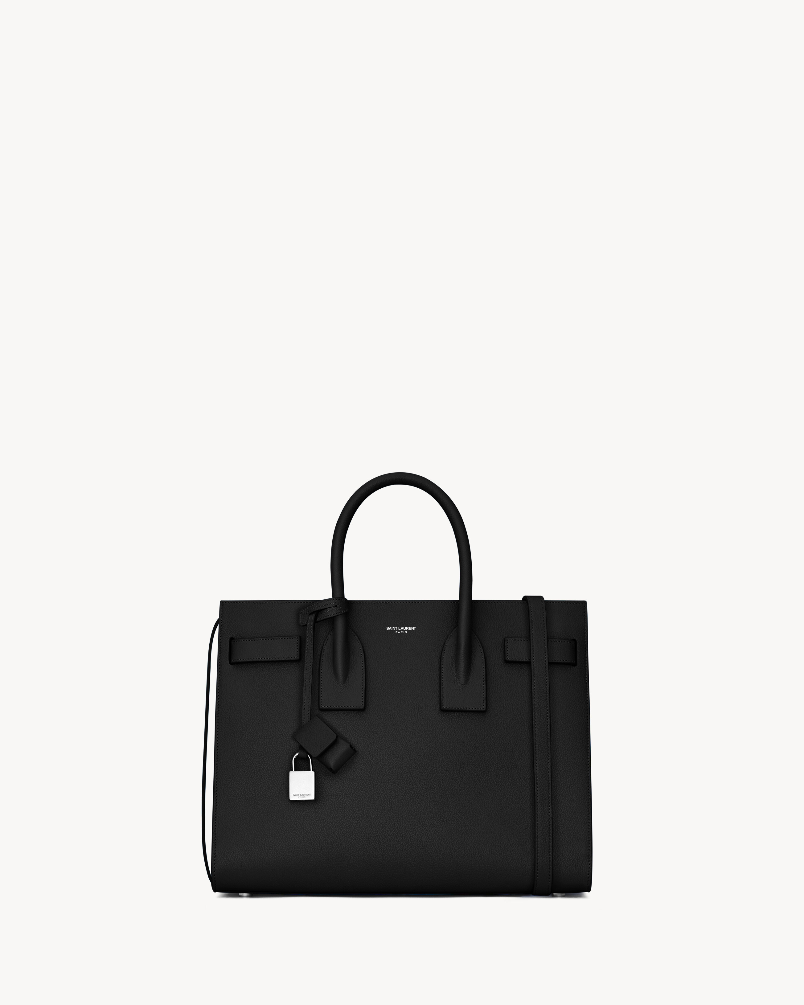 sac de jour en cuir grainé - SMALL