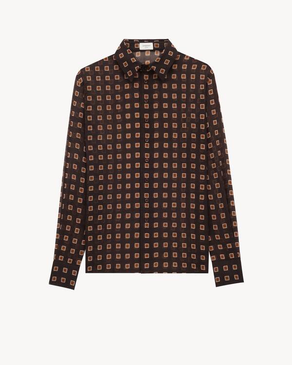 【送料&関税込】Saint Laurent Saharienne Shirt Saint Laurent Saharienne Shirt in Cotton Drill | Saks Fifth