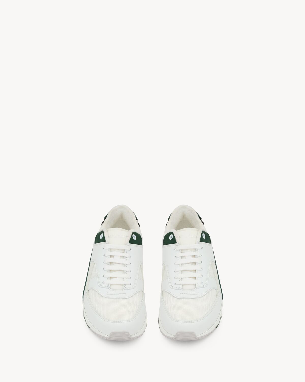 bump sneakers in smooth leather