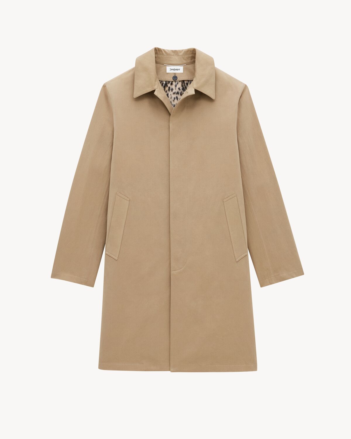 coat in cotton gabardine