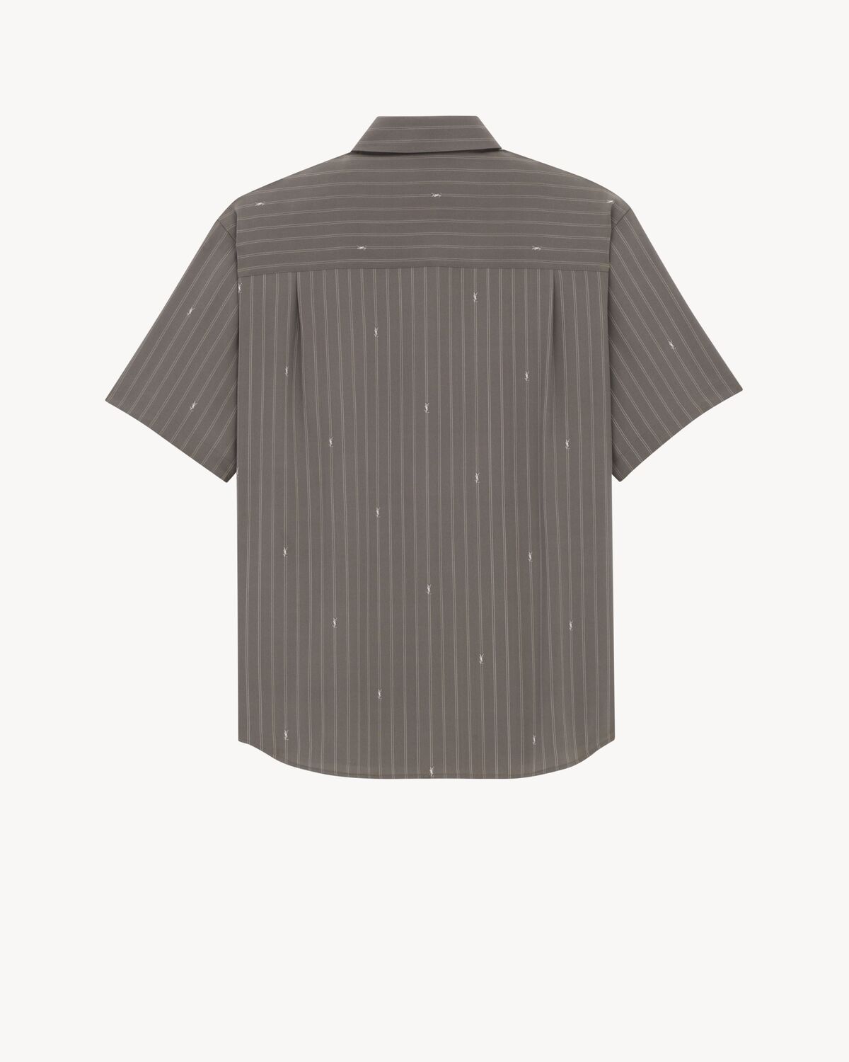 shirt in cassandre stripe silk crepe de chine