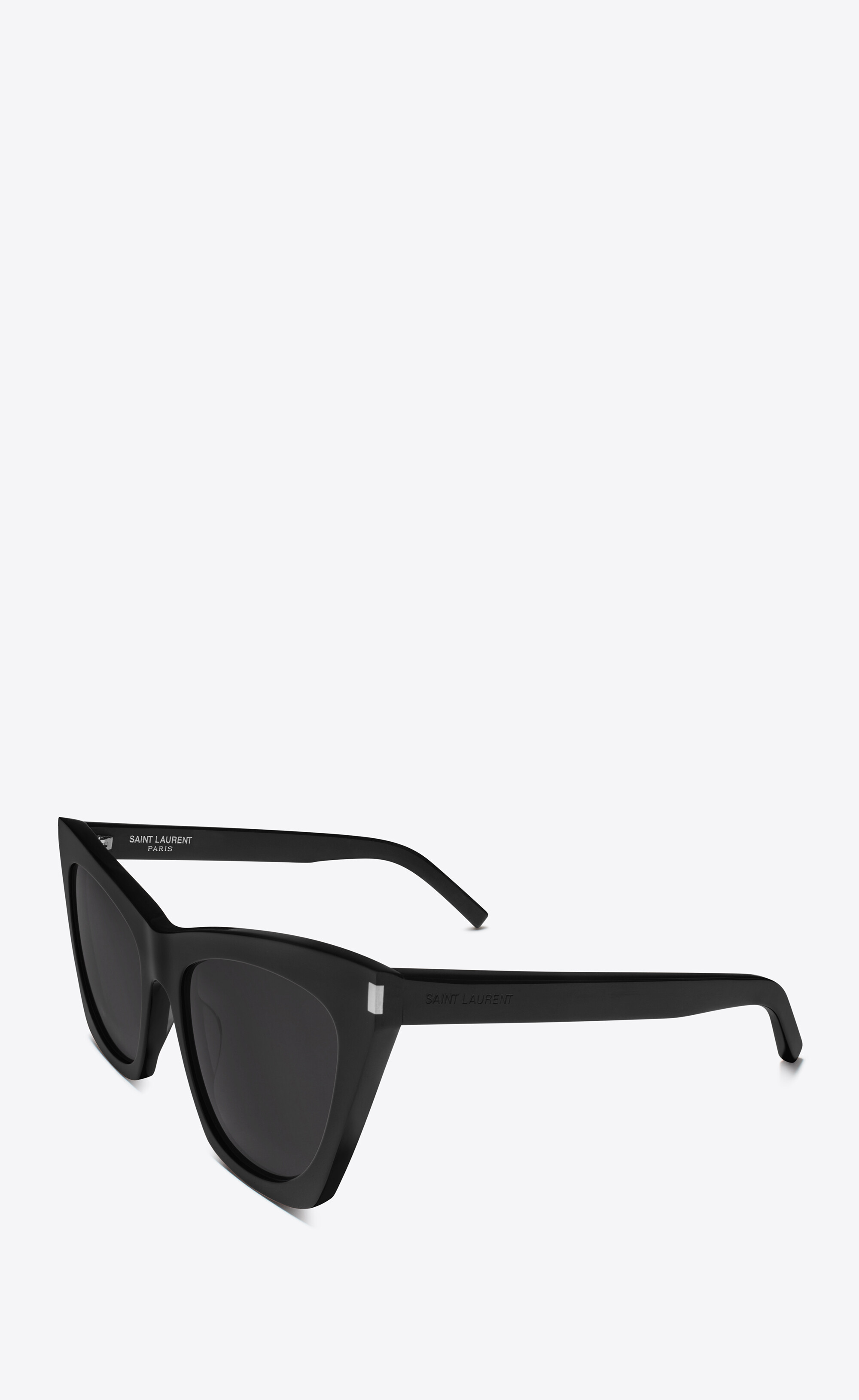 SAINT LAURENT: SL 214 Kate acetate sunglasses - Black
