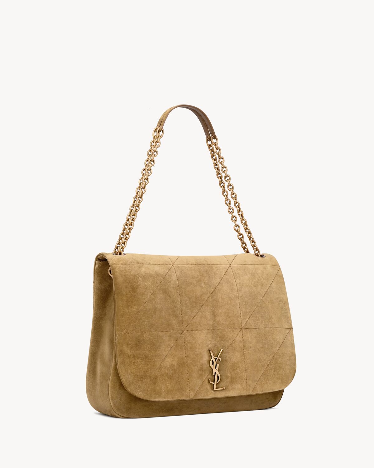 생로랑 스웨이드 소재의 제이미 4.3 숄더백 7424311U8P73194