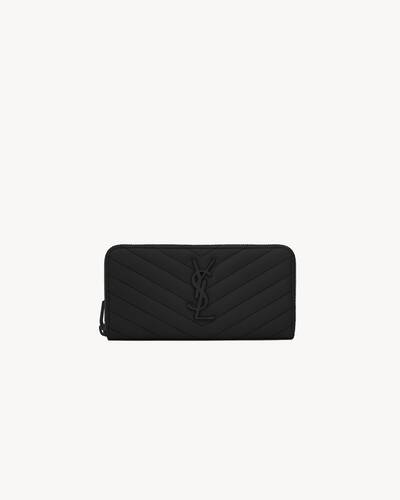 送料関税込 Saint Laurent ロゴ キルティング レザー ウォレット SAINT LAURENT キルティングテクスチャードレザー ウォレット