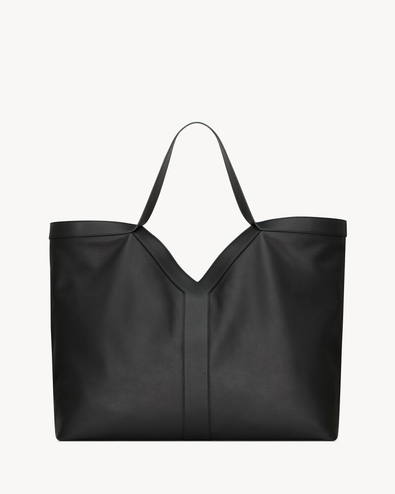 Y large tote in leather