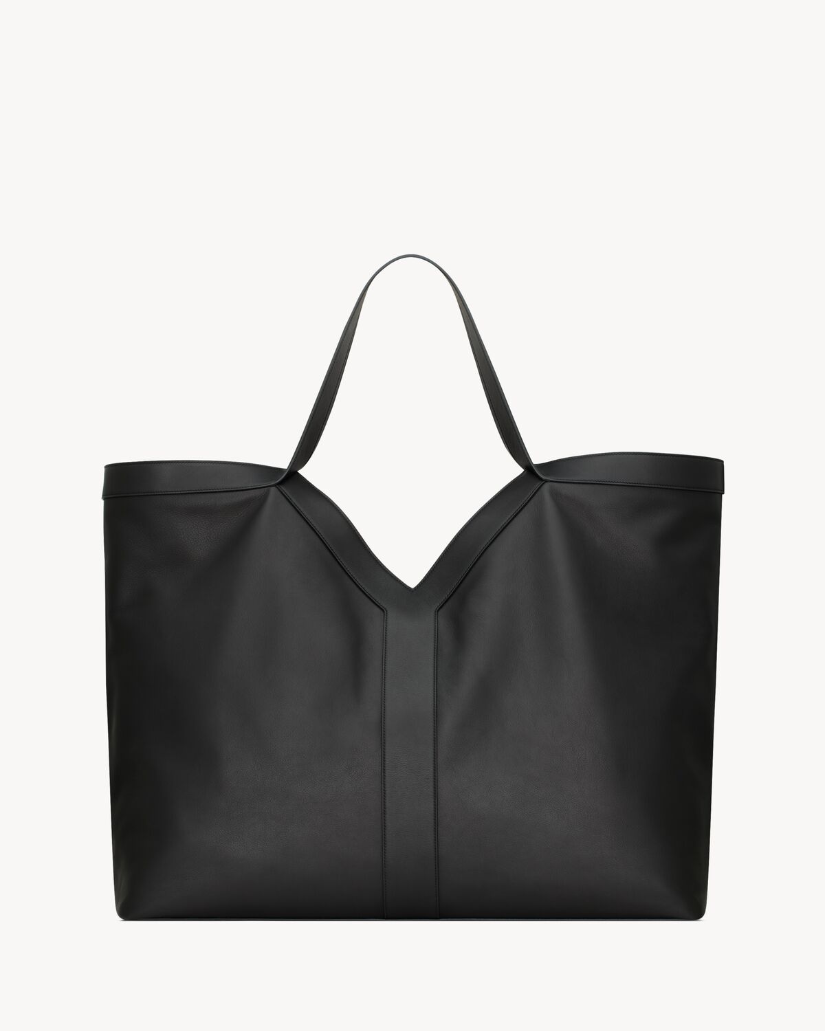 y large tote in leather