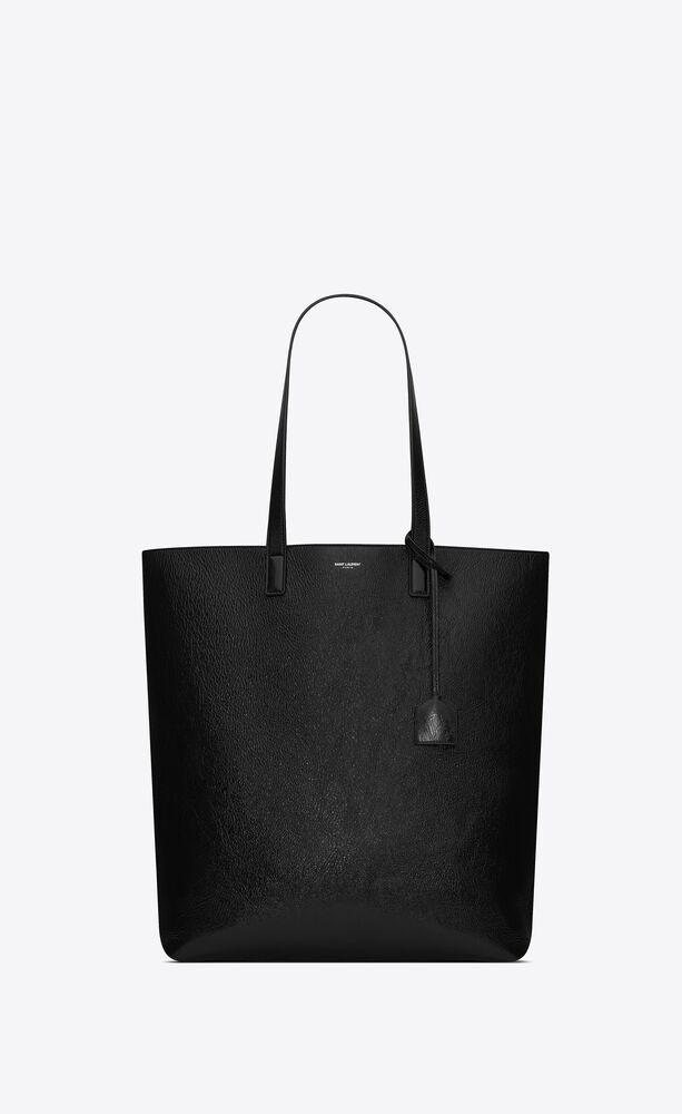 shopping bag bold in pelle stropicciata rivestita