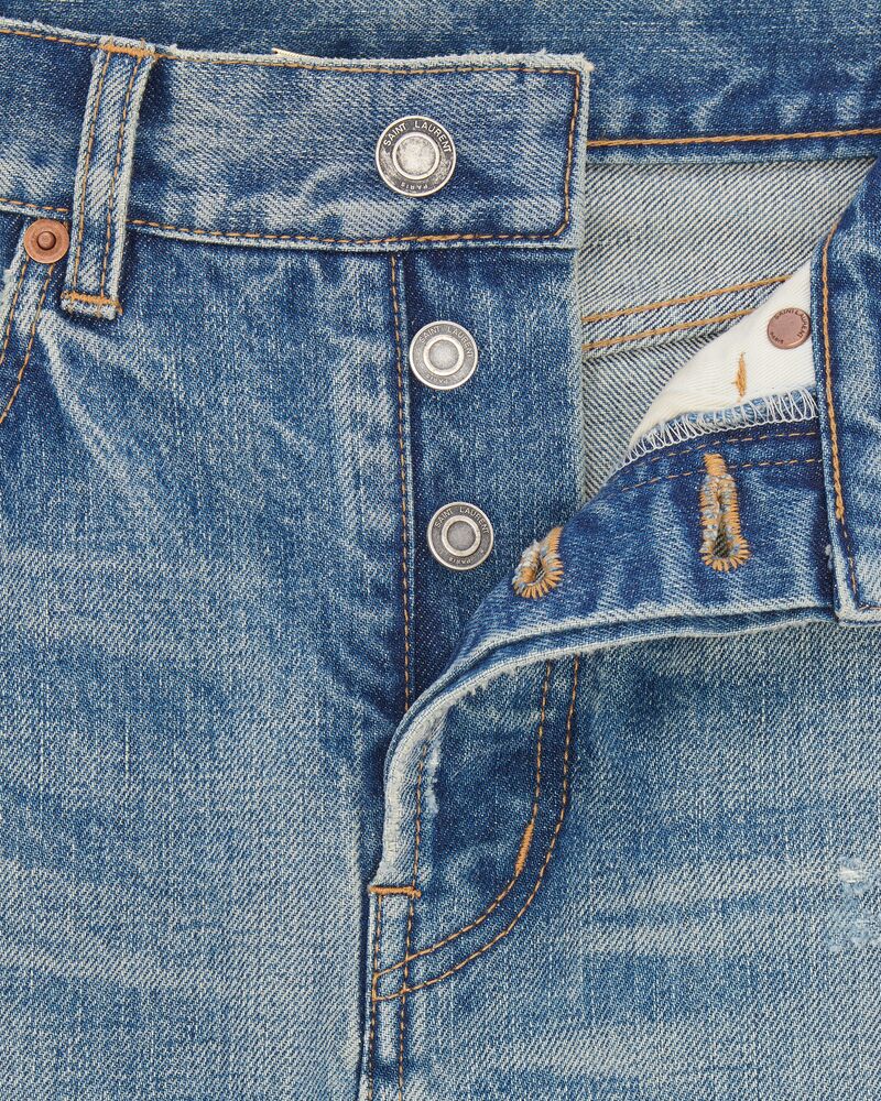 long straight jeans in charlotte blue denim