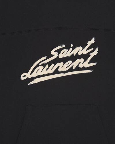 "saint laurent" '50s signature hoodie