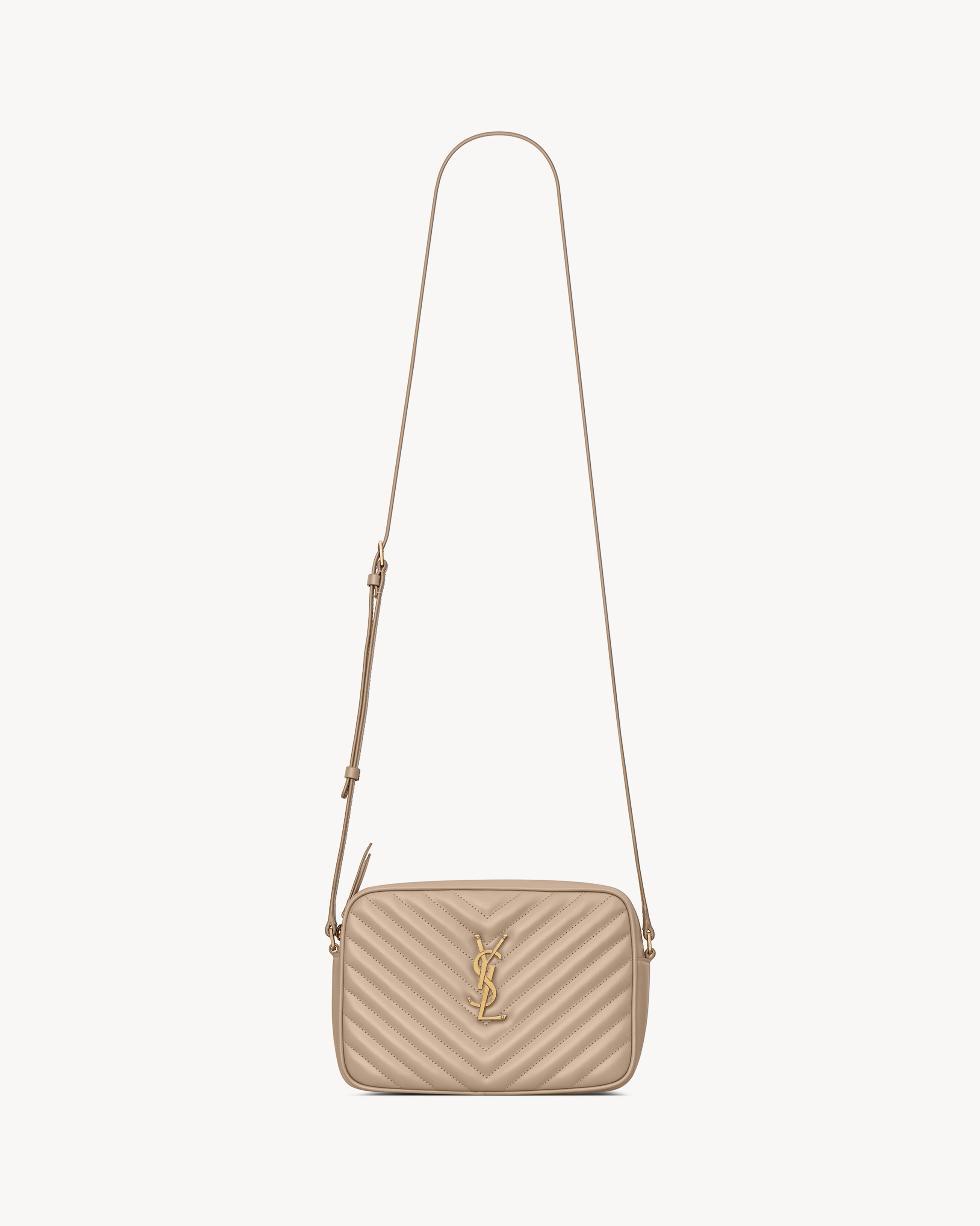 Bag Beige Saint Laurent Lou Matelasse Camera Bag Saint Laurent