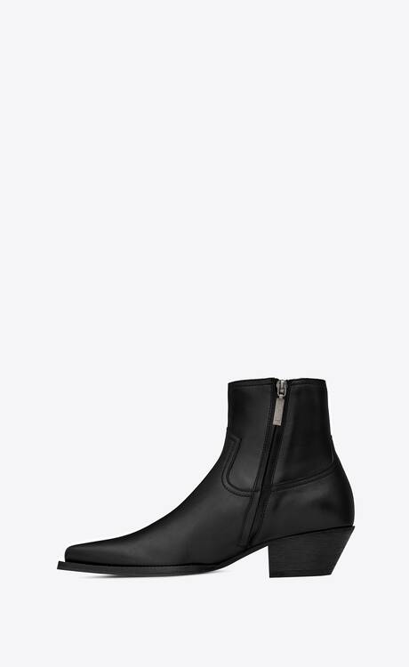 Lukas boots in leather | Saint Laurent United States | YSL.com