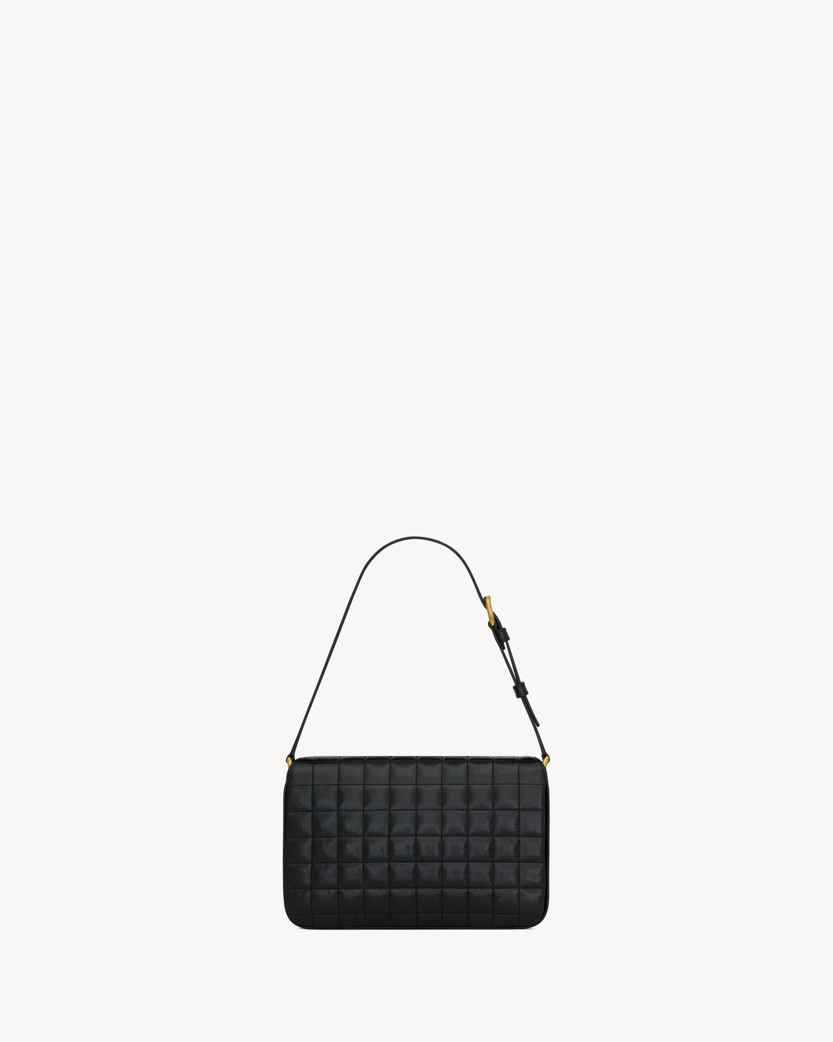 le maillon in quilted shiny leather