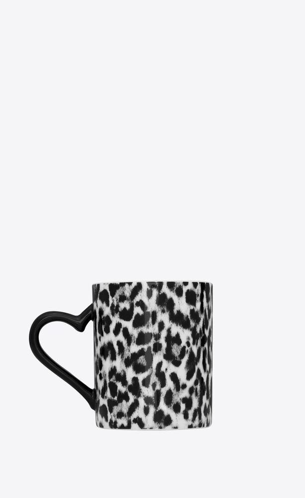 j.l coquet leopard heart mug