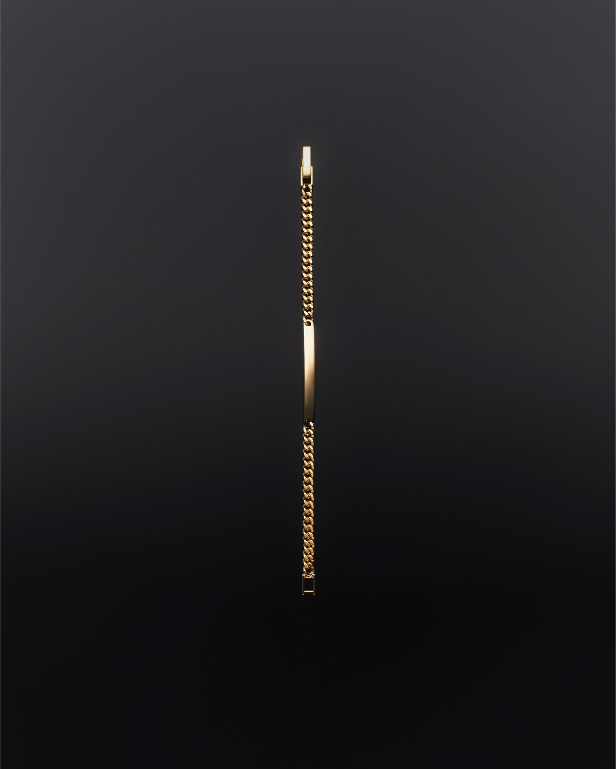 ID bracelet in 18K yellow gold