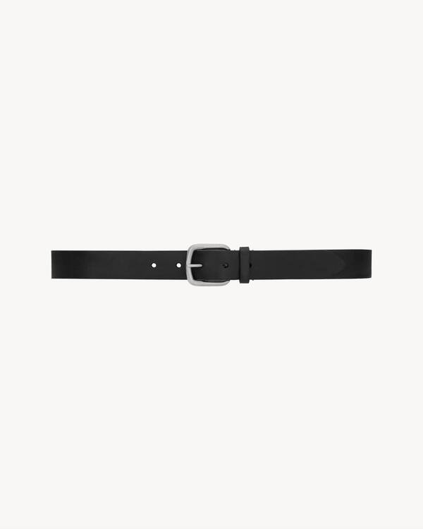 Ceinture à boucle rectangulaire en cuir